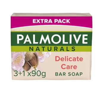 Palmolive Σαπούνι Naturals Γάλα Αμυγδάλου 3+1 (4Χ90g)