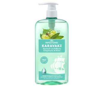 Papoutsanis Karavaki σαμπουάν Λιπαρότητας και detox 600ml Αντλία