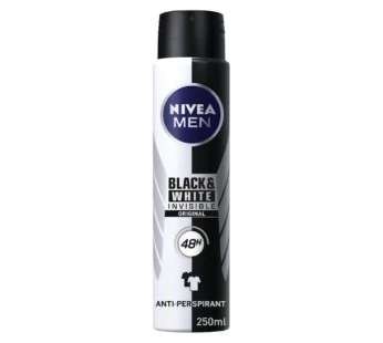 Nivea Men Αφρός Deep μαύρος 200ml Αποσμητικό σπρέι Black & White 150ml