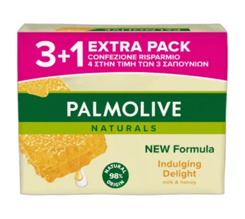 Palmolive Naturals Μέλι & Γάλα 3+1 (4x90g)