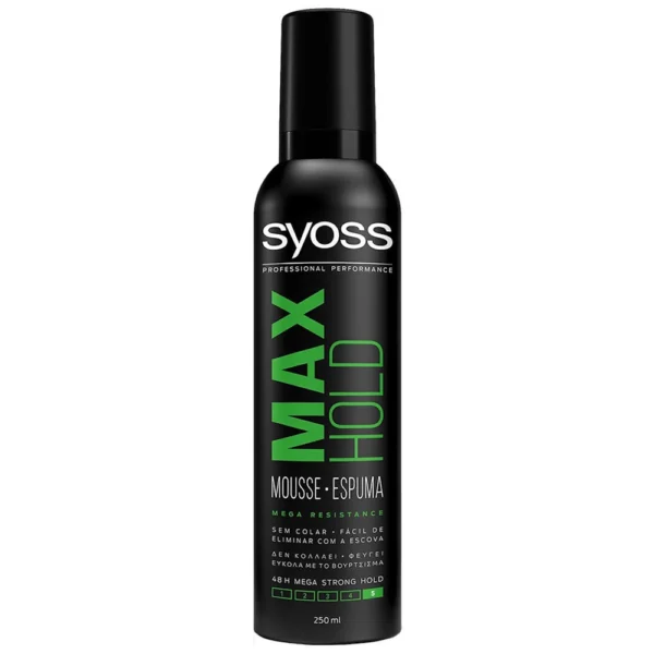 Syoss αφρός max hold 250ml