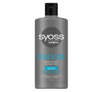 SYOSS Men Clean & Cool Σαμπουάν για Κανονικά Λιπαρά Μαλλιά 400ml