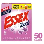 Essex Touch Απορρυπαντικό Πλ. Ρούχων Σκόνη 50M 2,4kg