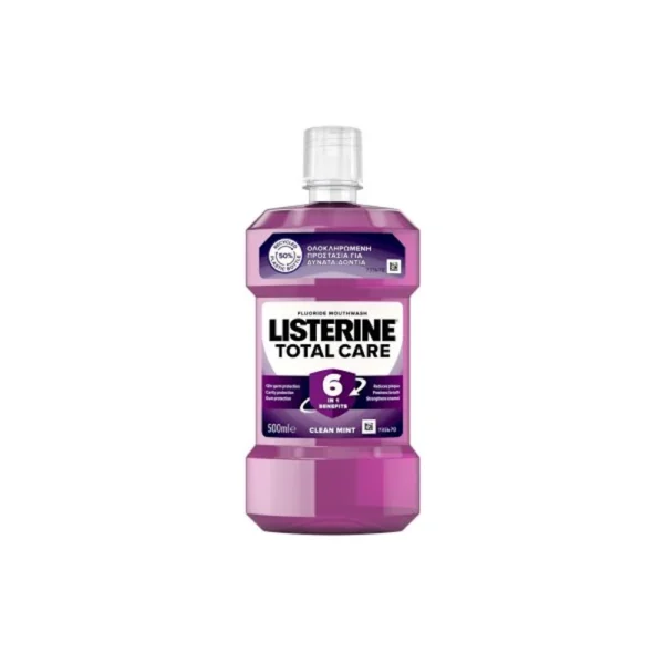 Listerine Total Care Στοματικό Διάλυμα Clean Mint 500ml