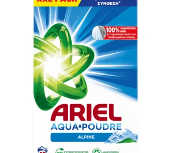 Ariel Alpine Απορρυπαντικό Πλυντηρίου Ρούχων Σκόνη 50Μ 3250gr