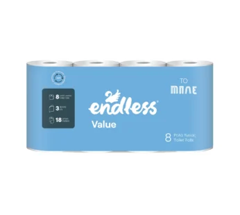 Endless Value χαρτί υγείας 85γρ 3φυλλο 8ρολά