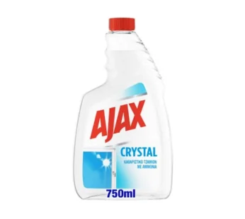 Ajax Καθαριστικό Τζαμιών Crystal Clean Ανταλλακτικό 750ml