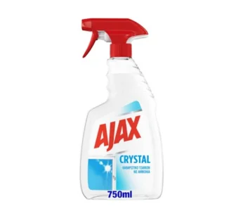 Ajax Καθαριστικό Τζαμιών Crystal Clean Αντλία 750ml