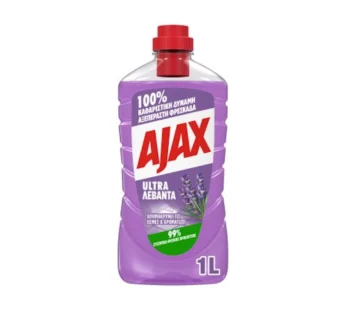 Ajax Ultra7 Καθαριστικό Υγρό Γενικής Χρήσης Λεβάντα 1lt