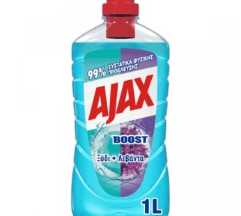 Ajax Boost Καθαριστικό Υγρό Γενικής Χρήσης Ξύδι & Λεβάντα 1lt