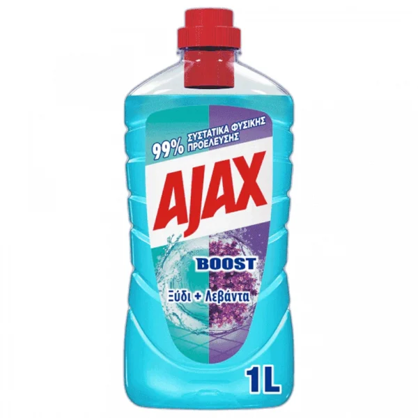 Ajax Boost Καθαριστικό Υγρό Γενικής Χρήσης Ξύδι & Λεβάντα 1lt