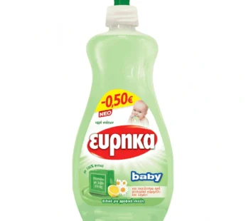 Εύρηκα Υγρό Πιάτων Baby 100% Φυτικό Σαπούνι 500ml