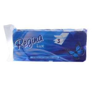 Regina lux super soft χαρτί υγείας 10ρολα 3φ 120gr