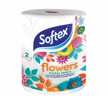 Softex Χαρτί Κουζίνας Flowers 2Φυλλών 450γρ.