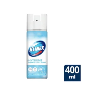 Klinex Hygiene Απολυμαντικό Σπρέι Cotton Freshness Χωρίς χλώριο 400ml