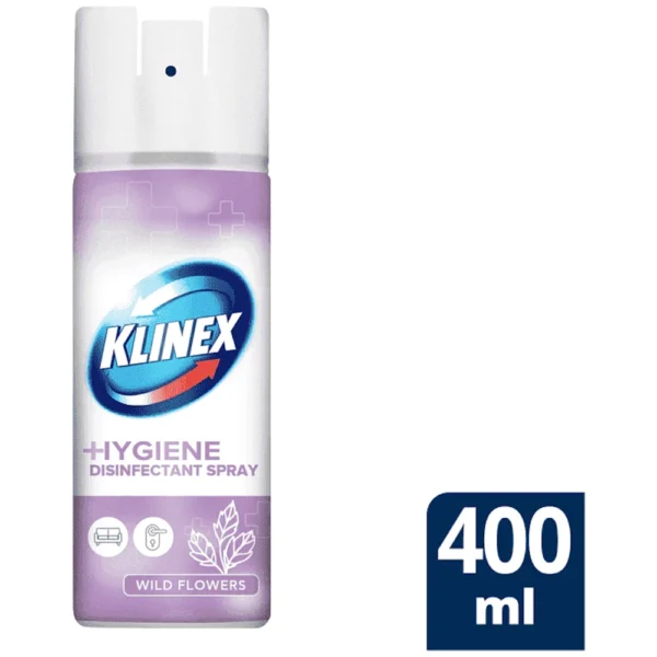 Klinex Hygiene Απολυμαντικό Σπρέι Wild Flowers Χωρίς χλώριο 400ml