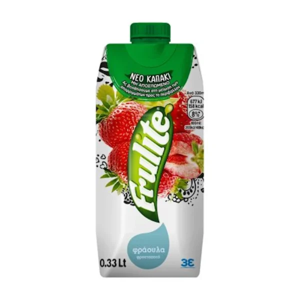 FRULITE Φρουτοποτό Φράουλα 330ml