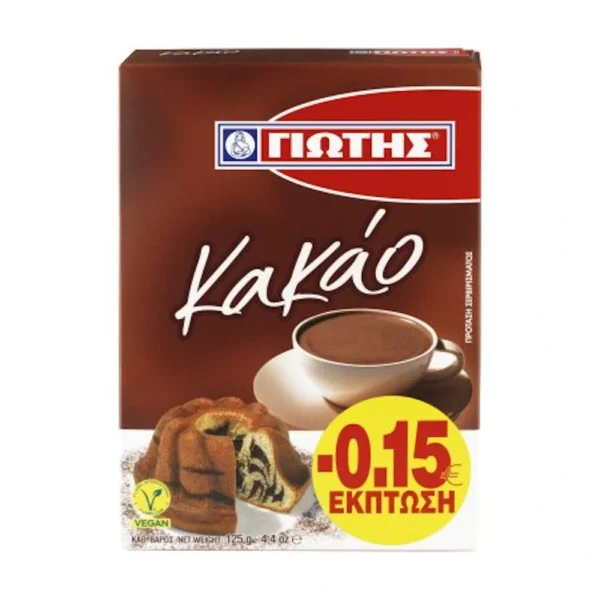 ΓΙΩΤΗΣ Κακάο σε Σκόνη Vegan 125gr