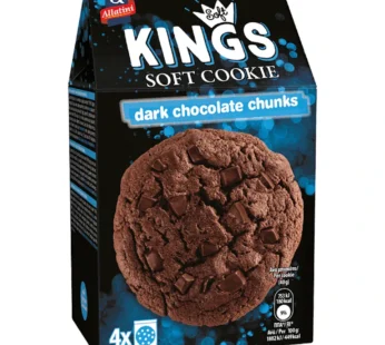 Soft Cookie Kings Με Μαύρη Σοκολάτα 4χ40gr