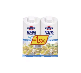 Φάγε Κρέμα Γάλακτος Light 2x330ml