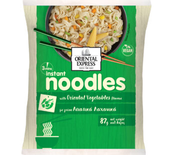 Noodles με Γεύση Ασιατικά Λαχανικά 3′ Oriental Express 87gr