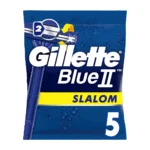 Gillette Blue II Slalom Ξυραφάκια Mε Κινούμενες Κεφαλή 5τεμ