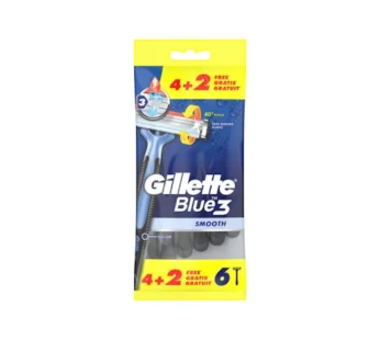 Gillette Blue 3 Ξυραφάκια Μιας Χρήσης Smooth 4τεμ +2 Δώρο