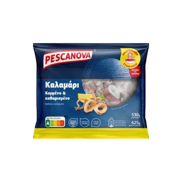 Pescanova Καλαμάρι Κομμένο & Καθαρισμένο Ινδίας 530gr