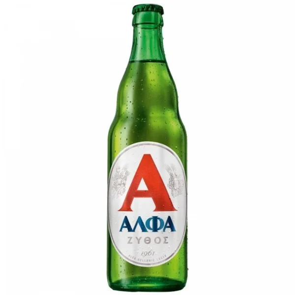 Άλφα Μπίρα Lager Φιάλη 500ml