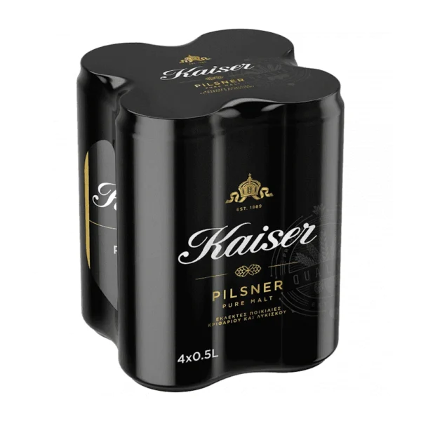 Kaiser Μπίρα 4x500ml