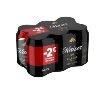 Kaiser Μπίρα Pilsner 6x330ml