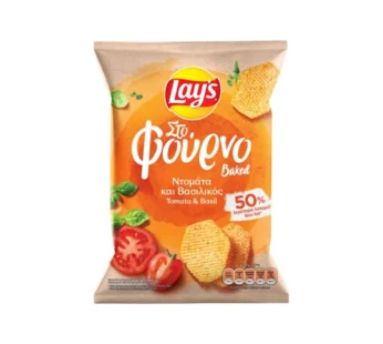 Lay’s Στο Φούρνο Πατατάκια Ντομάτα & Βασιλικός 105gr