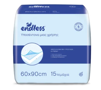 Endless Υποσέντονο μιας χρήσης 60Χ90 15τεμ