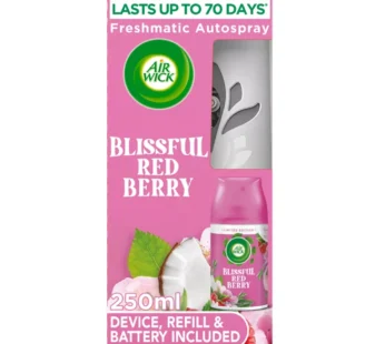 Airwick Αυτόματη Συσκευή + Ανταλλακτικό Σπρέι 250ml Blissful Red Berry