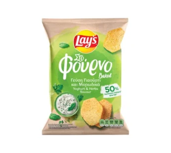 Lay’s Στο Φούρνο Πατατάκια με γεύση Γιαούρτι & Μυρωδικά 105gr