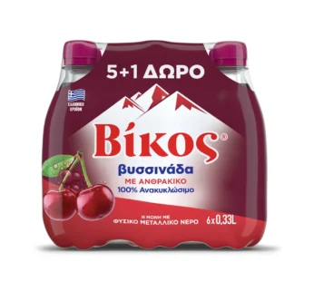 Βίκος Βυσσινάδα 6×330ml 5+1 Δώρο