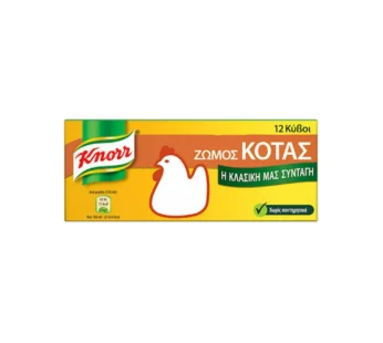 Knorr Ζωμός Κότας 12 Κύβοι