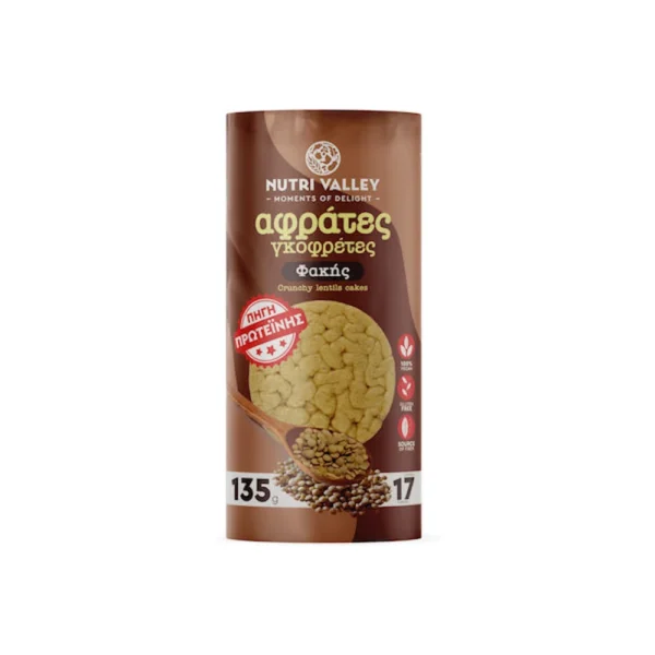 Nutri Valley Γκοφρέτες Φακής 135gr