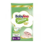 Babylino Sensitive Πάνες 56τεμ Νο3 Οικονομική Συσκευασία (4-9Kg)