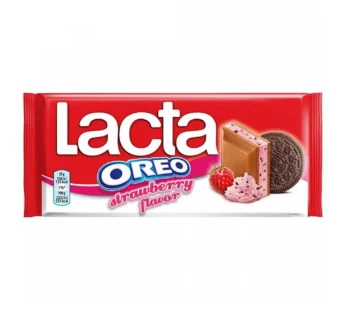 Lacta Σοκολάτα Oreo Φράουλα 105gr