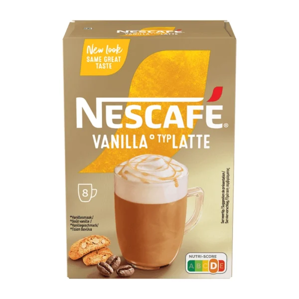 Nescafe Gold Latte Vanilla 148gr(8x18,5g)