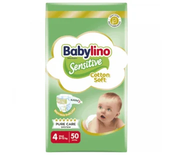 Babylino Sensitive Πάνες 50τεμ Νο4 Οικονομική Συσκευασία (8-13Kg)