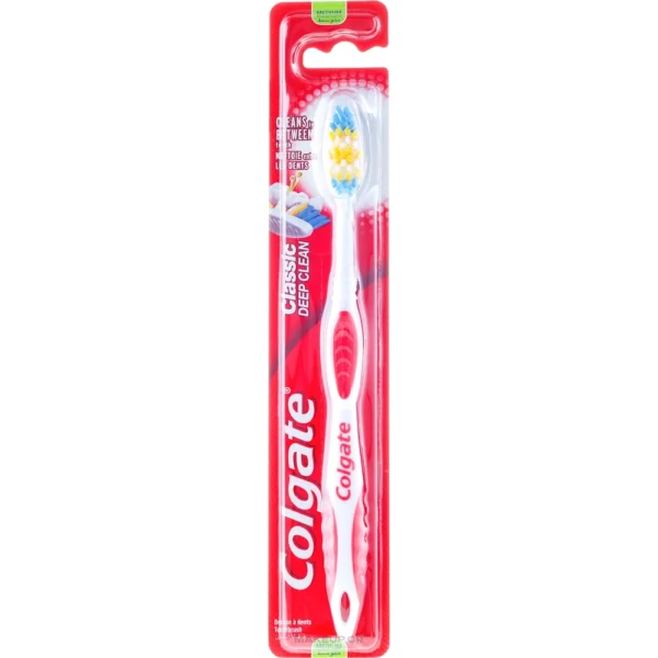 Colgate Οδοντόβουρτσα Classic Deep Clean Μέτρια Κόκκινη