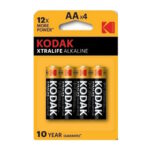 Αλκαλικές Μπαταρίες Kodak XTRAlife AA 4τεμ