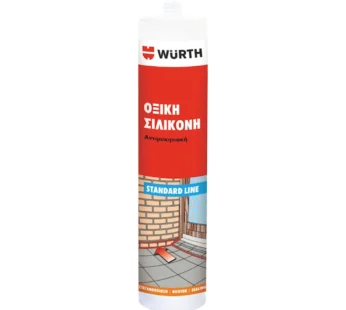 Wurth Σιλικόνη Οξική Λευκή  H14 280ml