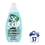 Skip Wonder Wash Υγρό Απορρυπαντικό Ρούχων Ultra Refresh 37Μ 1.480ml