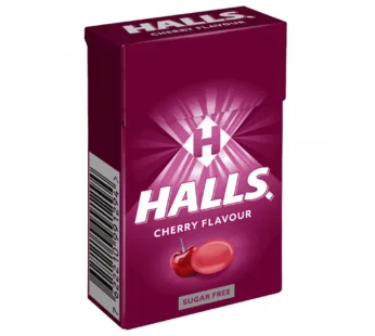 Halls Cherry Καραμέλες Χωρίς Ζάχαρη Κουτί 28gr