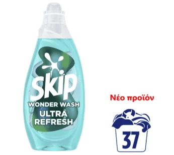 Skip Wonder Wash Υγρό Απορρυπαντικό Ρούχων Ultra Refresh 37Μ 1.480ml