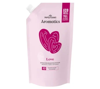 Papoutsanis Aromatics Μαλακτικό Ρούχων Love 45Μ Ανταλλακτικό 900ml