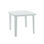Πλαστικό Τραπέζι για Εξωτερικούς Χώρους Λευκό 70x70εκ